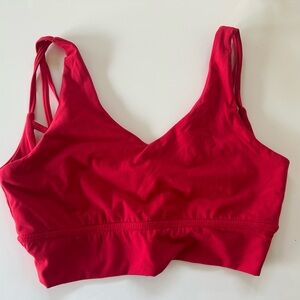 BuffBunny Red Sports Bra